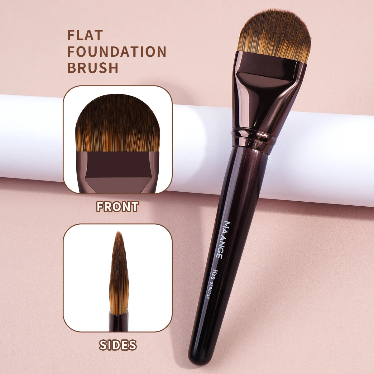 Ultratunna foundationborstar för jämn och naturlig finish