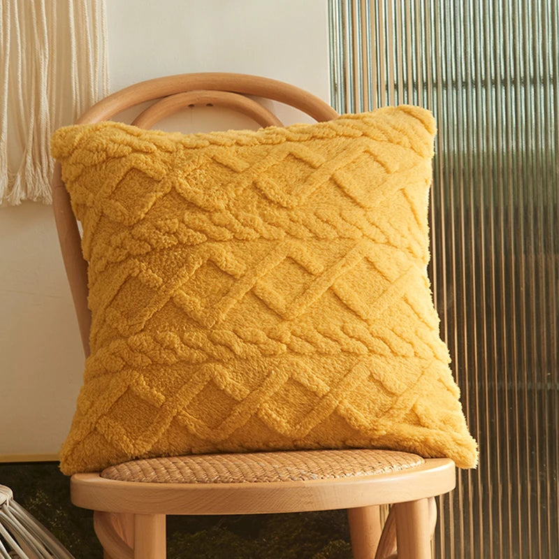 Plush pillowcase