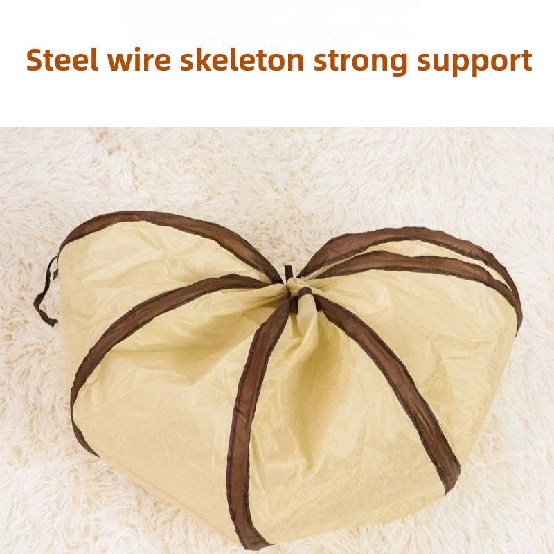 Hopfällbar lektunnel för nyfikna och lekfulla katter