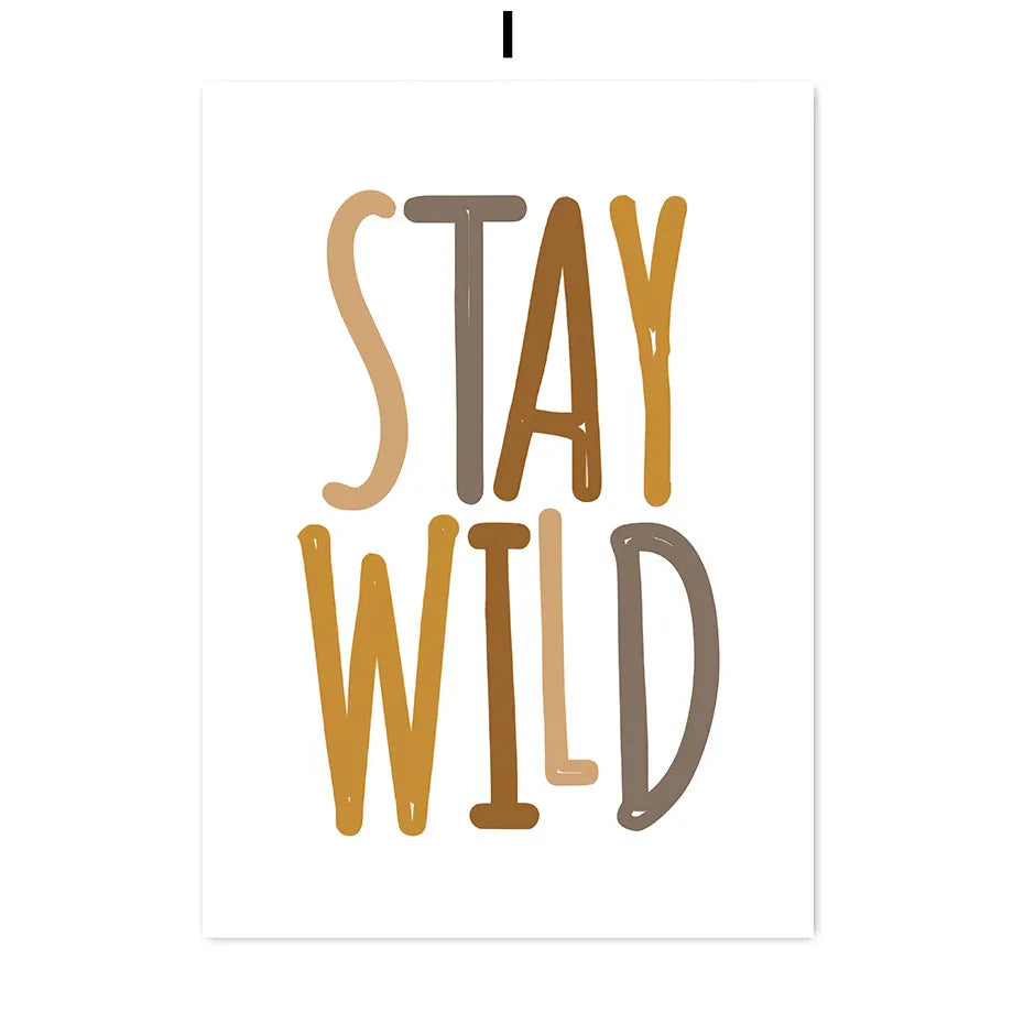 Djuraffisch på canvas