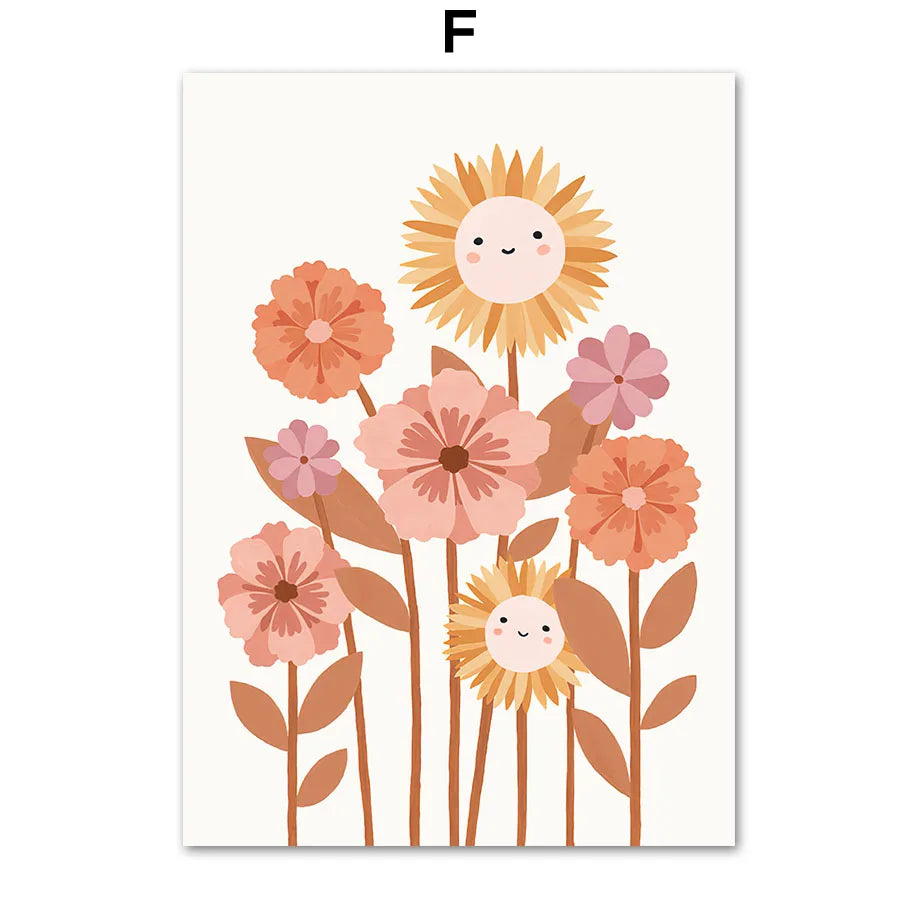 Söta & lärorika posters för barnrummet