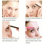 Eyebrow razors for precise & gentle facial care 30-pack