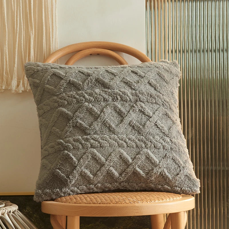 Plush pillowcase