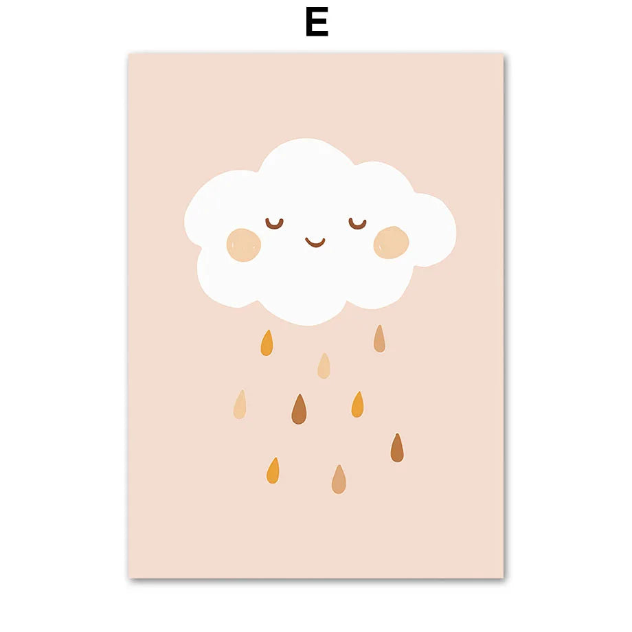 Söta & lärorika posters för barnrummet