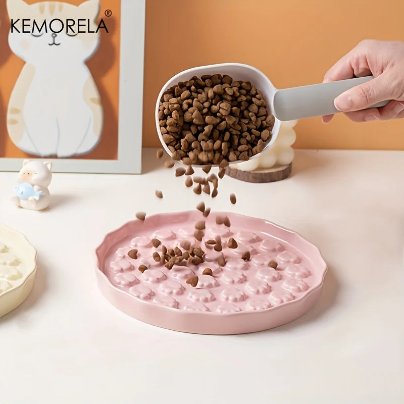 Keramisk slow feed matskål