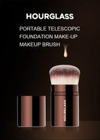 Infällbar rougeborste No.22 med metallhandtag