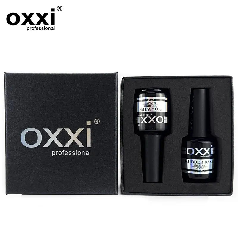 Professionellt Gelset med Rubber Base och No Wipe Top Coat