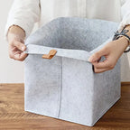 Stylish felt basket for smart storage