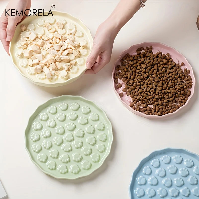 Keramisk slow feed matskål