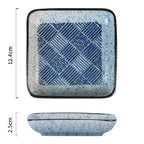 Fyrkantigt serveringsfat i keramik