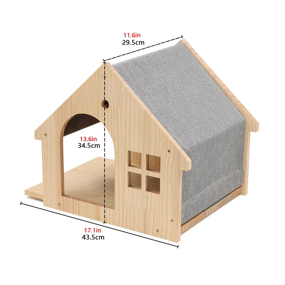 Väggmonterat klättersystem för lek, vila och klös