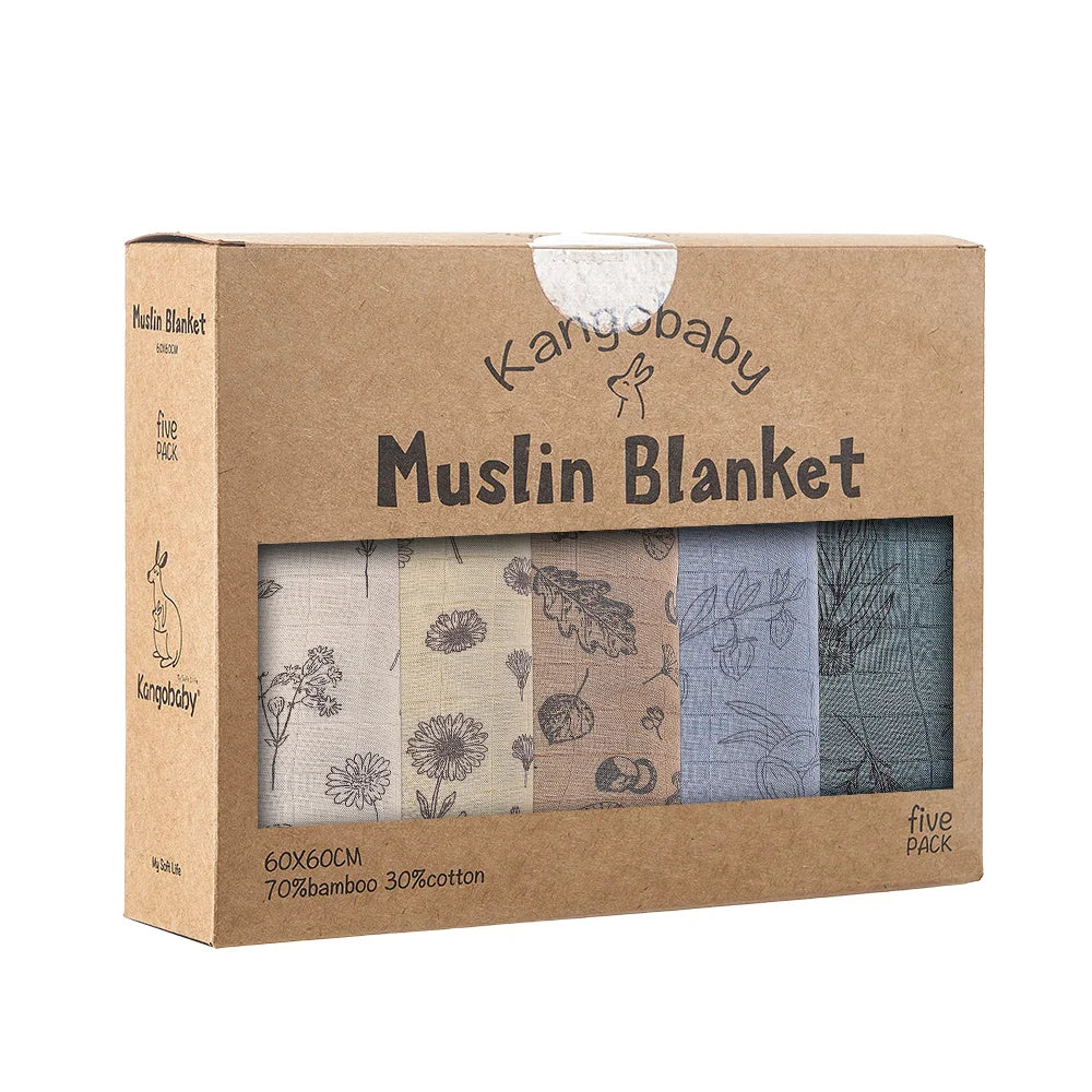 Mjuka haklappar i muslin