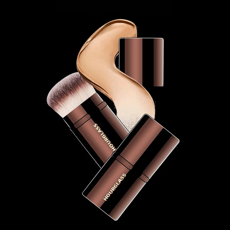 Infällbar rougeborste No.22 med metallhandtag