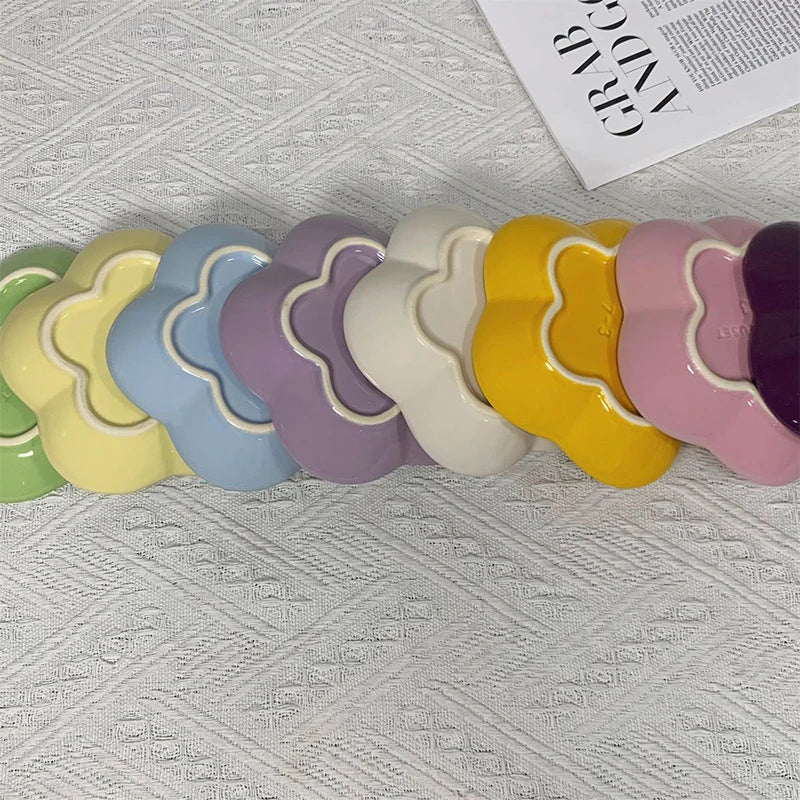 Upphöjd kattmatskål i keramik