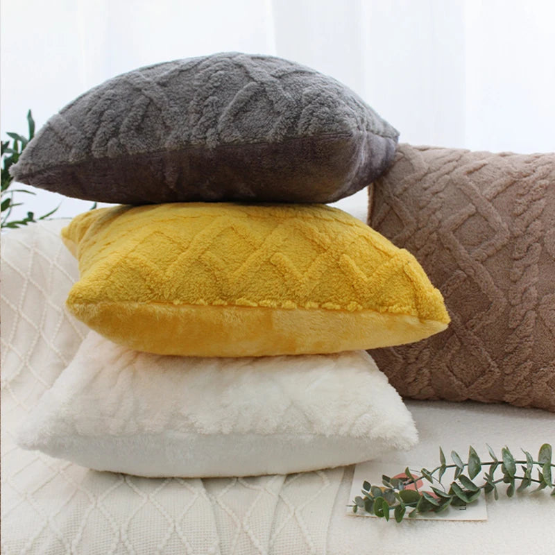 Plush pillowcase