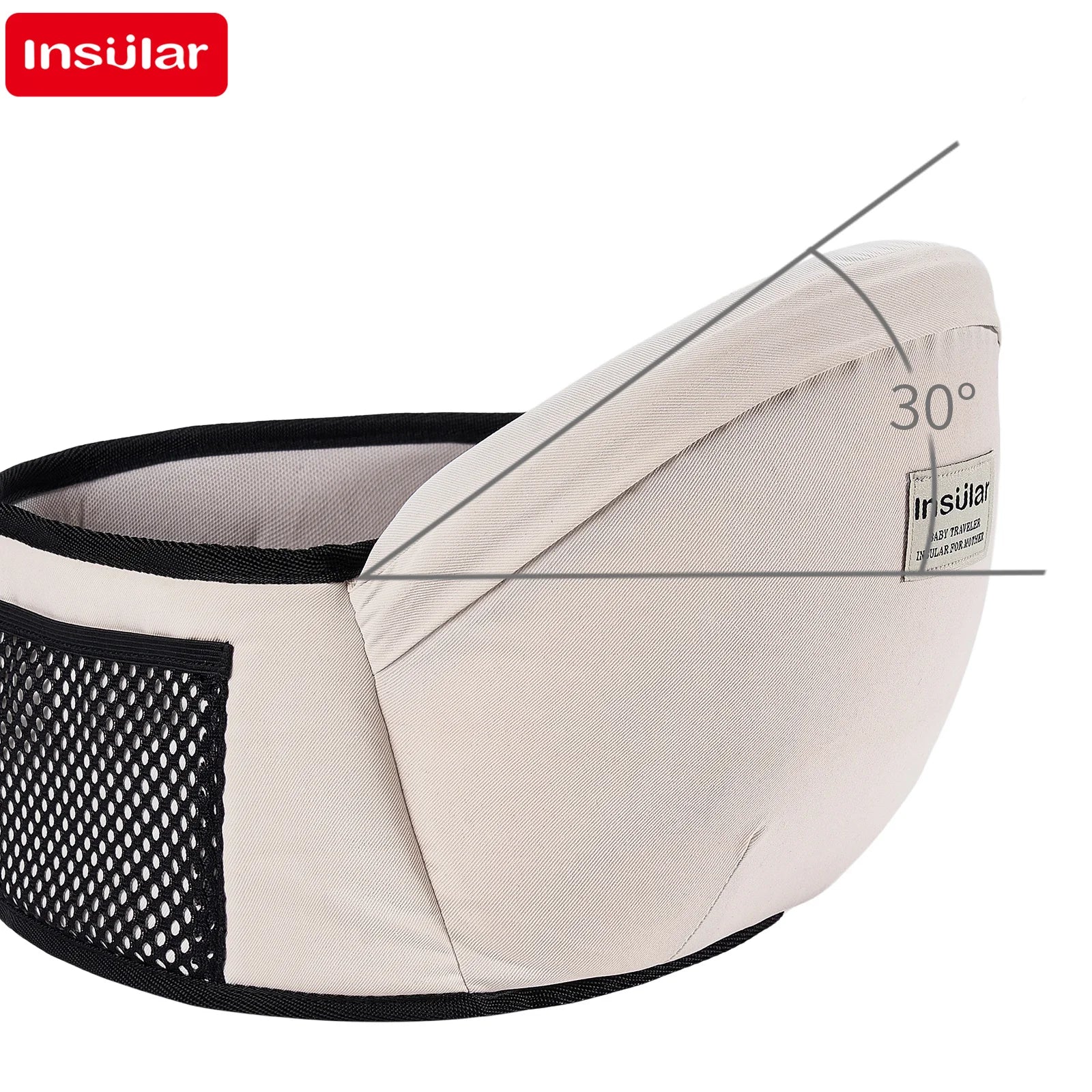 Bekväm & justerbar bärsele med midjepall