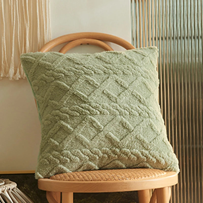 Plush pillowcase