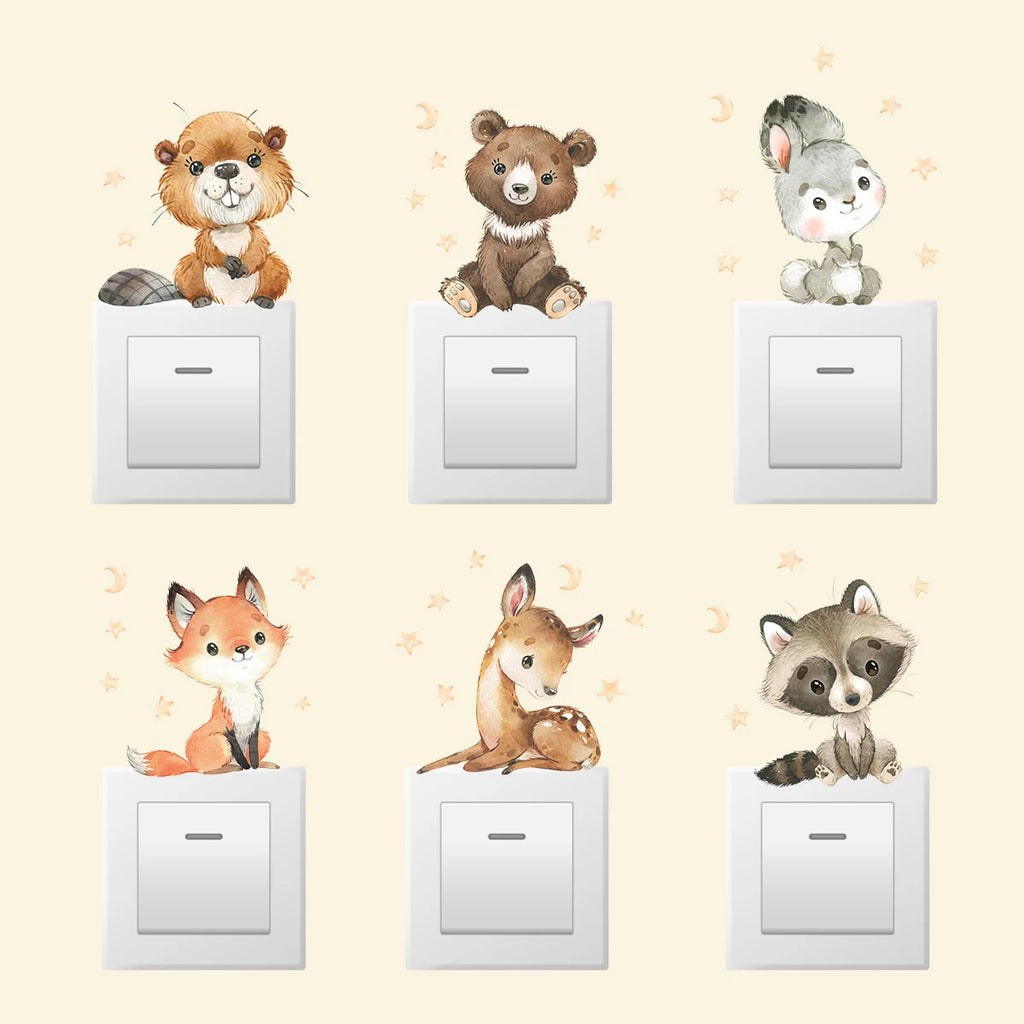 Söta väggdekaler till barnrummet