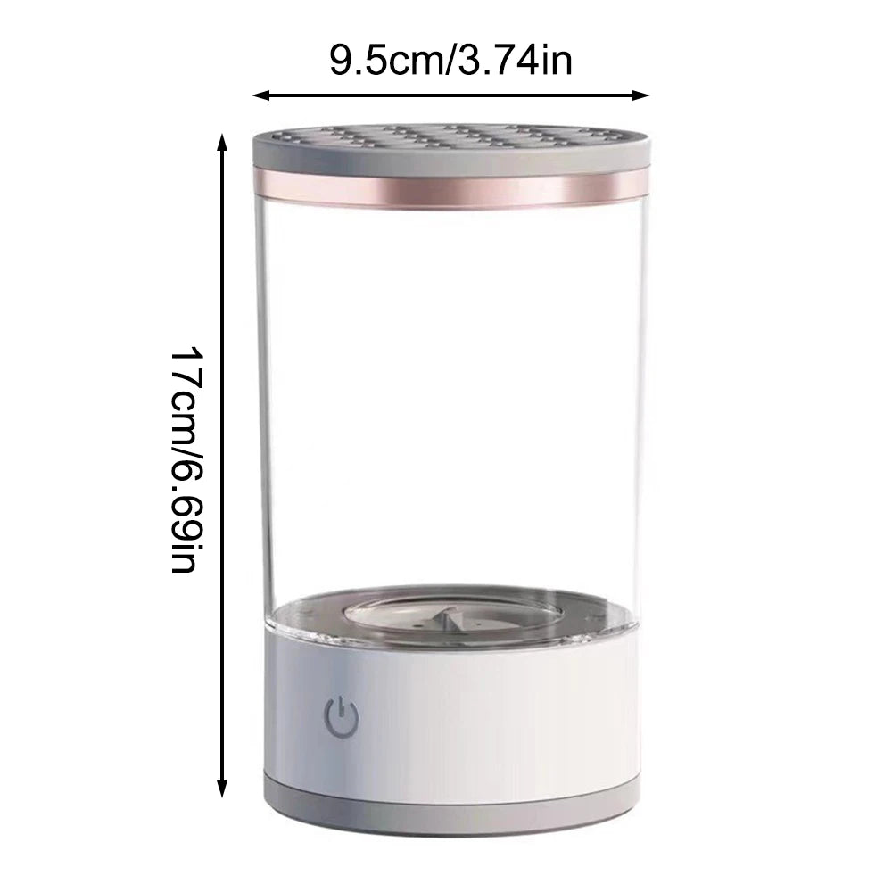 Automatisk sminkborstrengörare