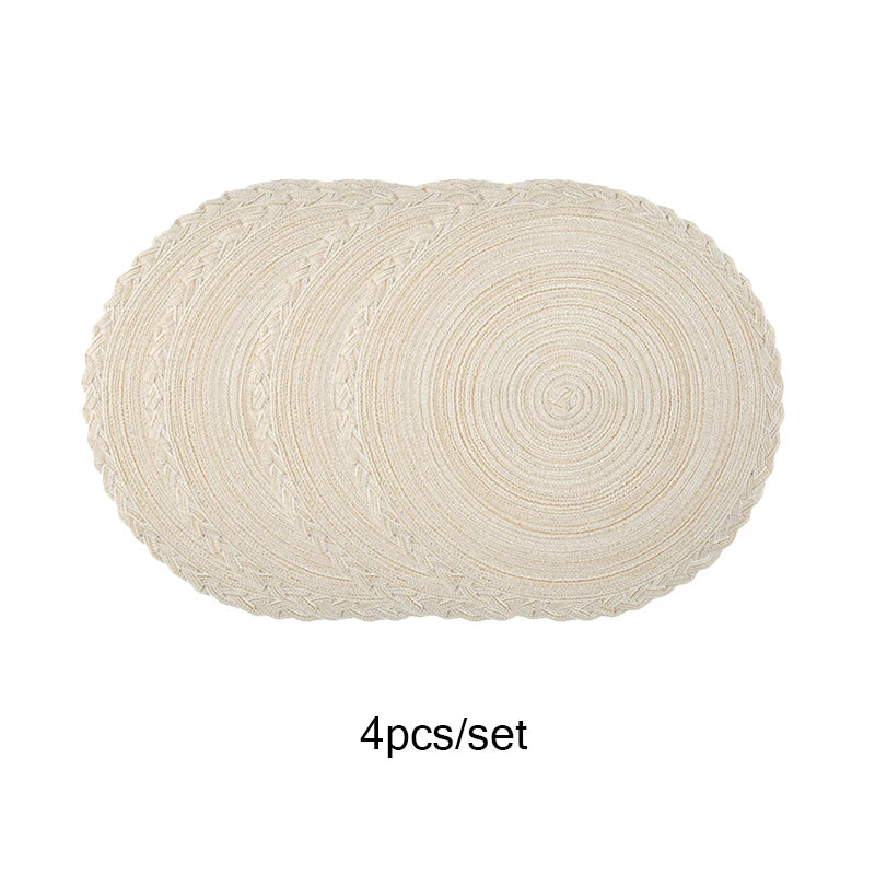 Runda bordstabletter 4-pack