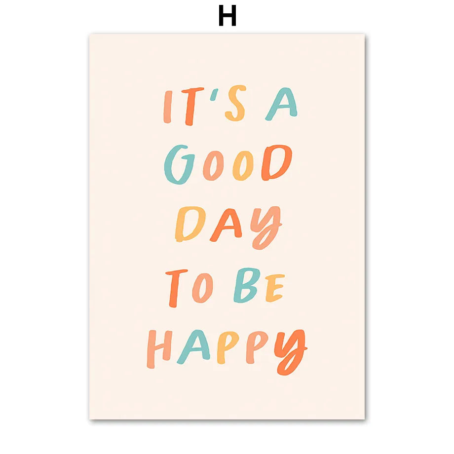 Söta & lärorika posters för barnrummet