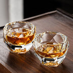 Exklusivt glas med dubbel botten