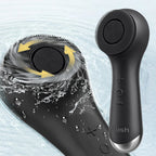 Uppladdningsbar ansiktsborste i silikon med rotation och vibration