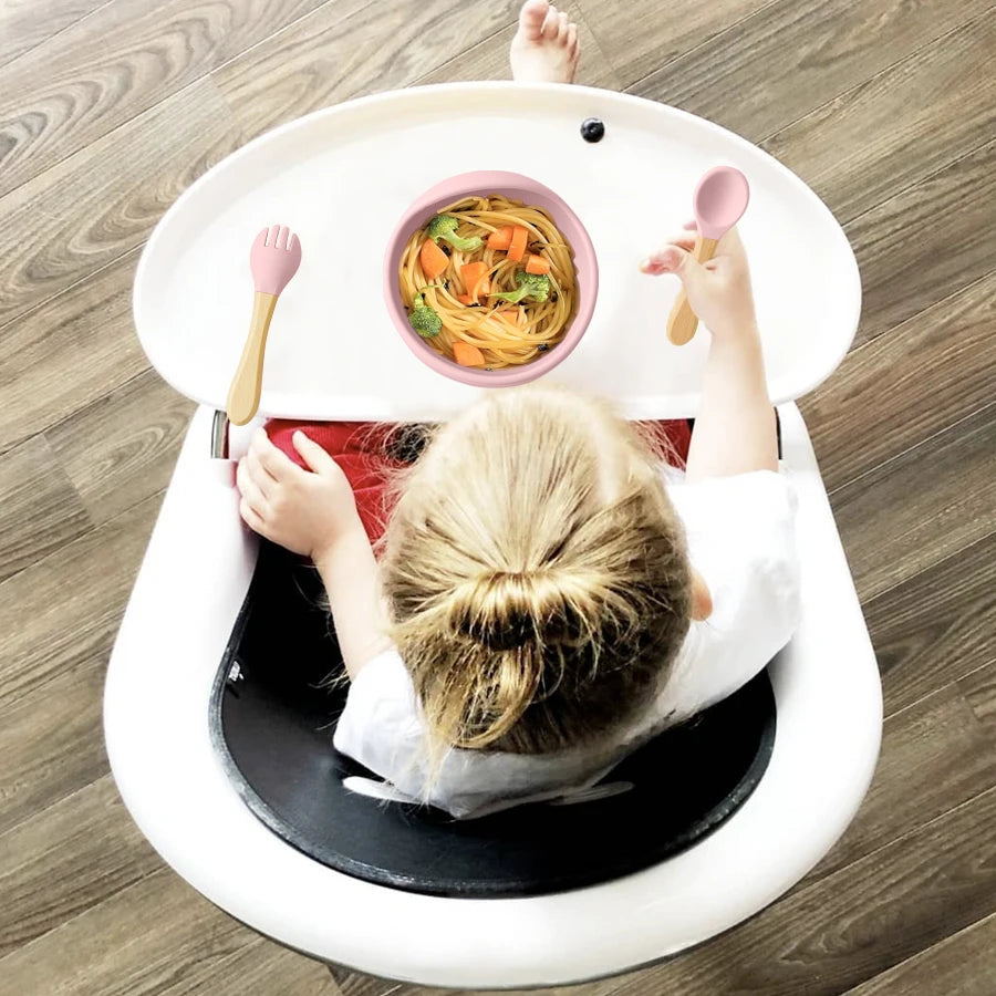 Stilrent silikonset för små matälskare