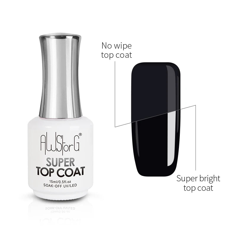 No wipe top coat för ett klart och hållbart avslut