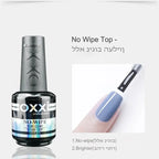 Professionellt Gelset med Rubber Base och No Wipe Top Coat