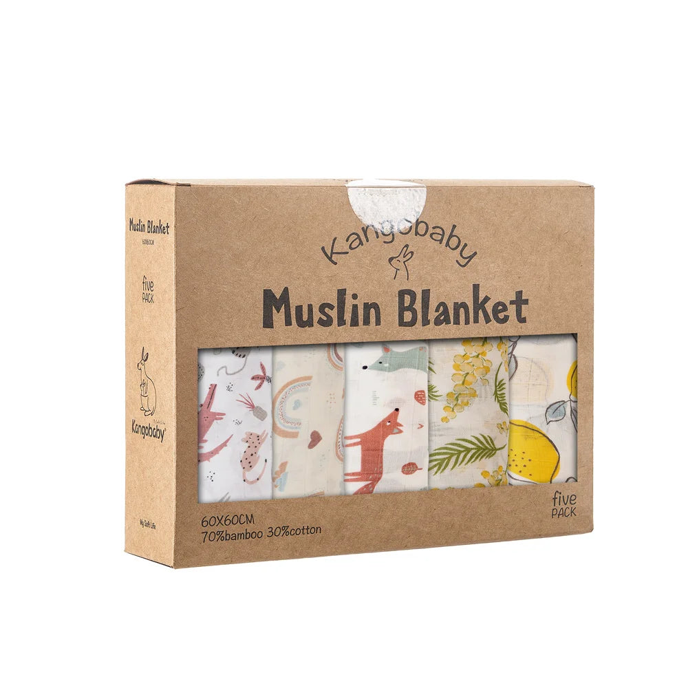 Mjuka haklappar i muslin