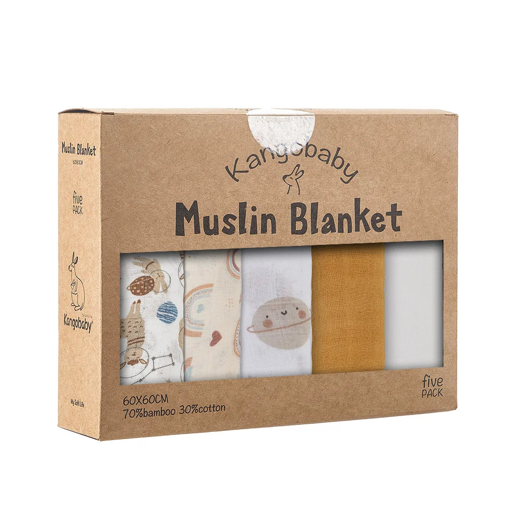 Mjuka haklappar i muslin