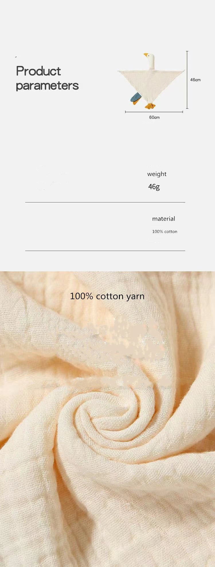 Gosig snuttefilt för små drömmare