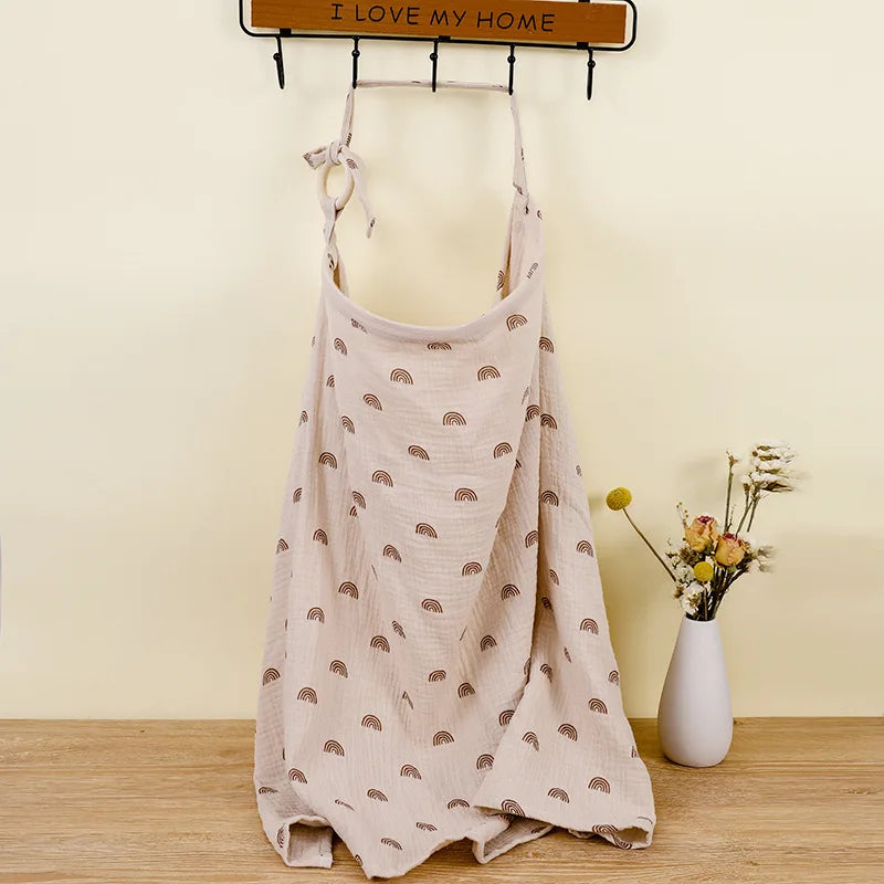 Luftig & praktisk amningsfilt i muslin