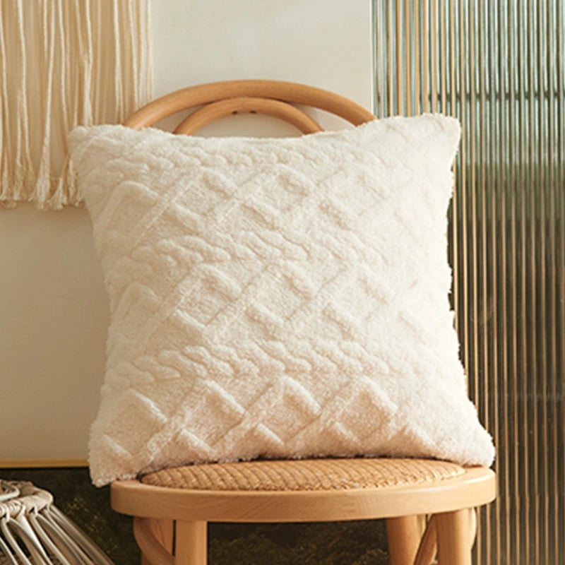 Plush pillowcase
