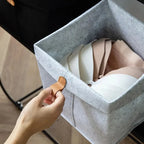 Stylish felt basket for smart storage