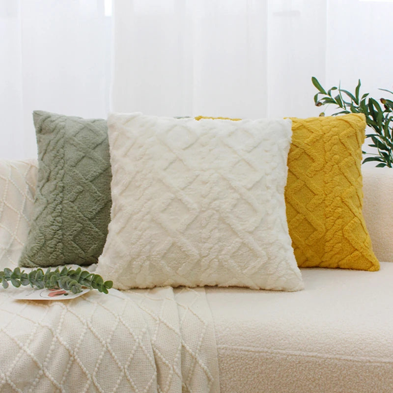 Plush pillowcase