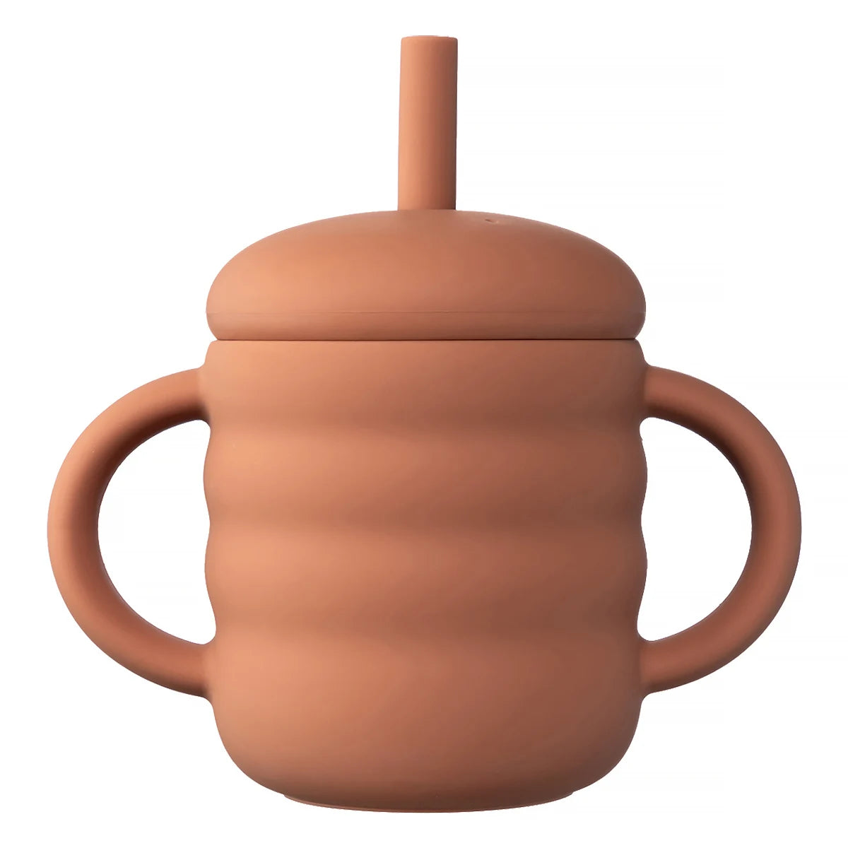 Silikonkopp med sugrör