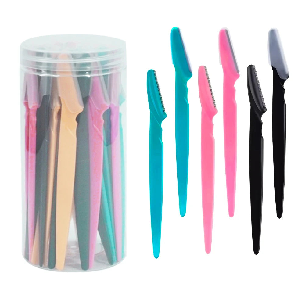 Eyebrow razors for precise & gentle facial care 30-pack