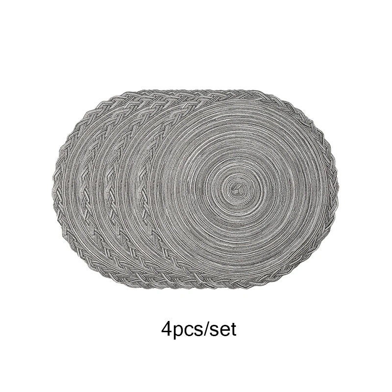 Runda bordstabletter 4-pack