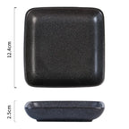 Fyrkantigt serveringsfat i keramik