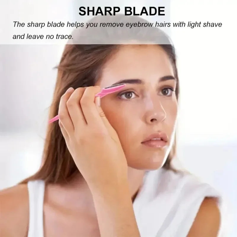 Eyebrow razors for precise & gentle facial care 30-pack