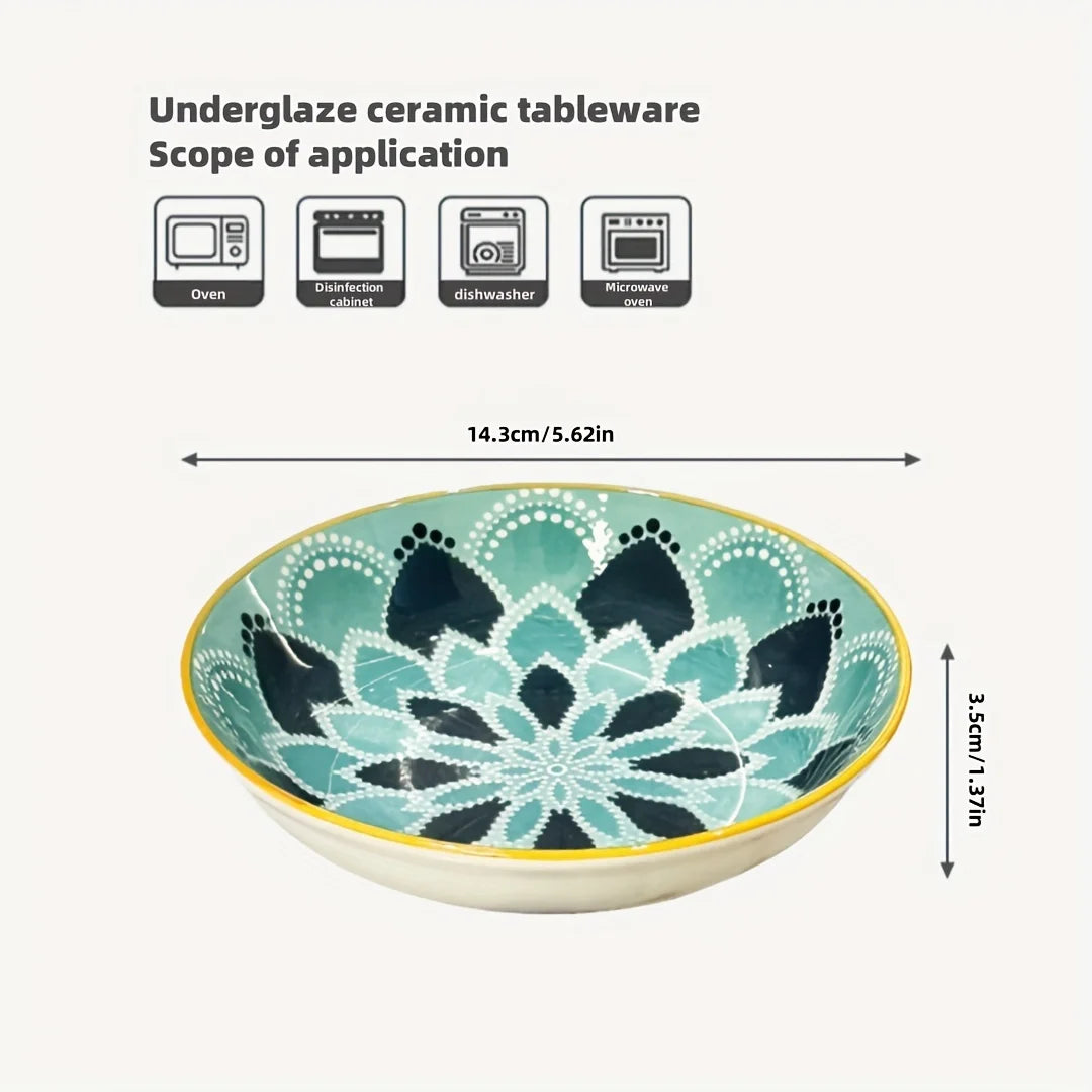 Keramiska serveringsfat i 6-pack
