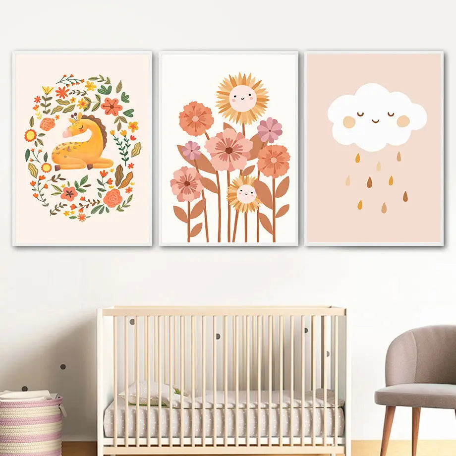 Söta & lärorika posters för barnrummet