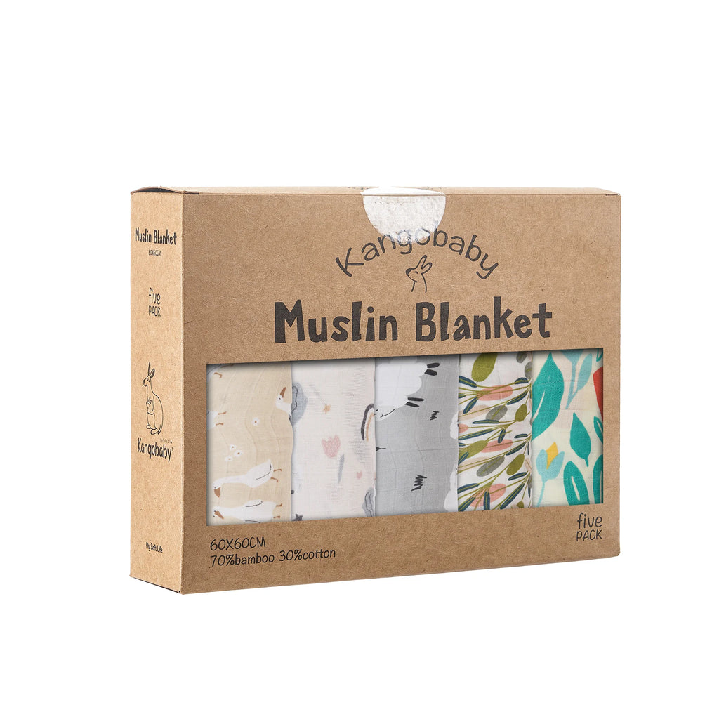 Mjuka haklappar i muslin