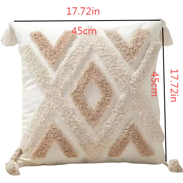 Exklusiva kuddfodral i boho stil med tofsar
