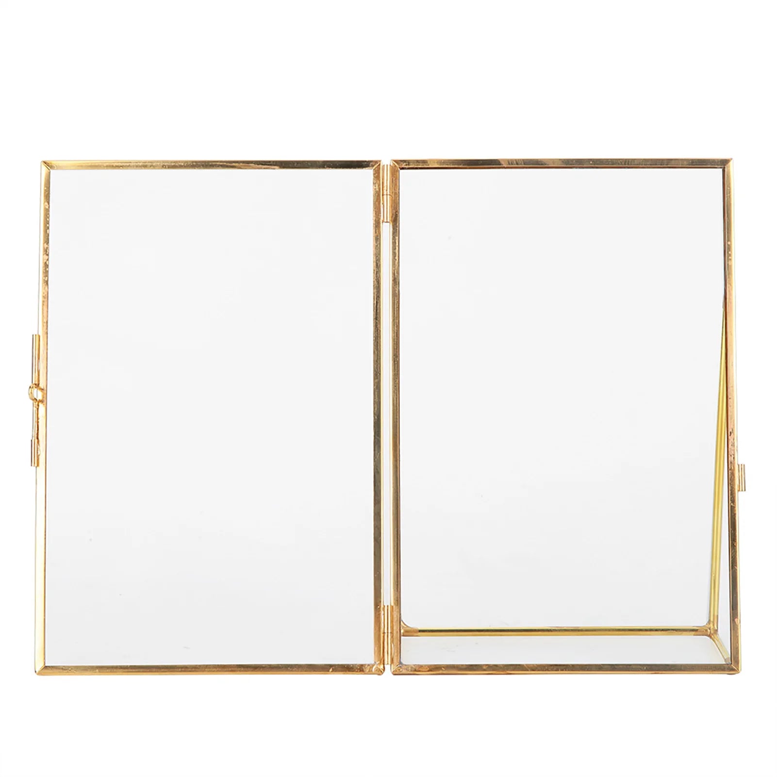 Fotoram i glas och mässing