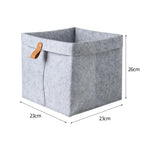 Stylish felt basket for smart storage