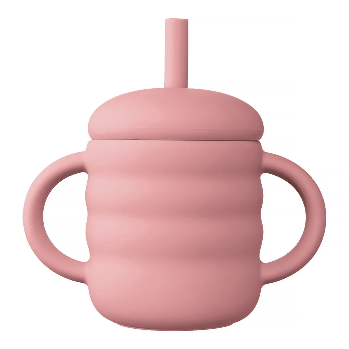 Silikonkopp med sugrör