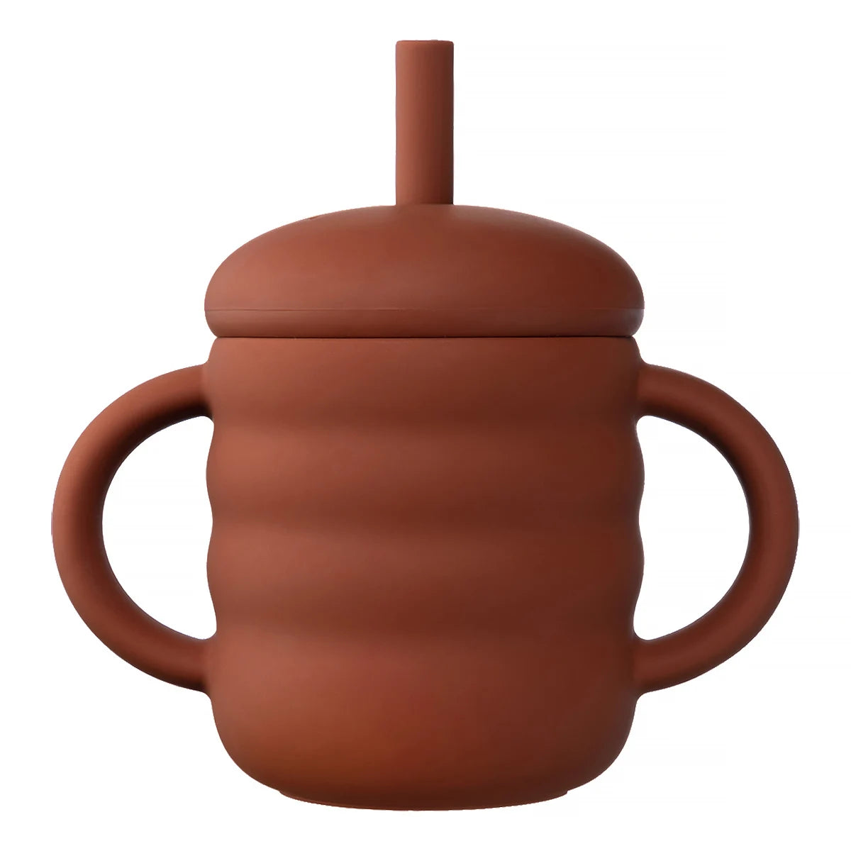 Silikonkopp med sugrör